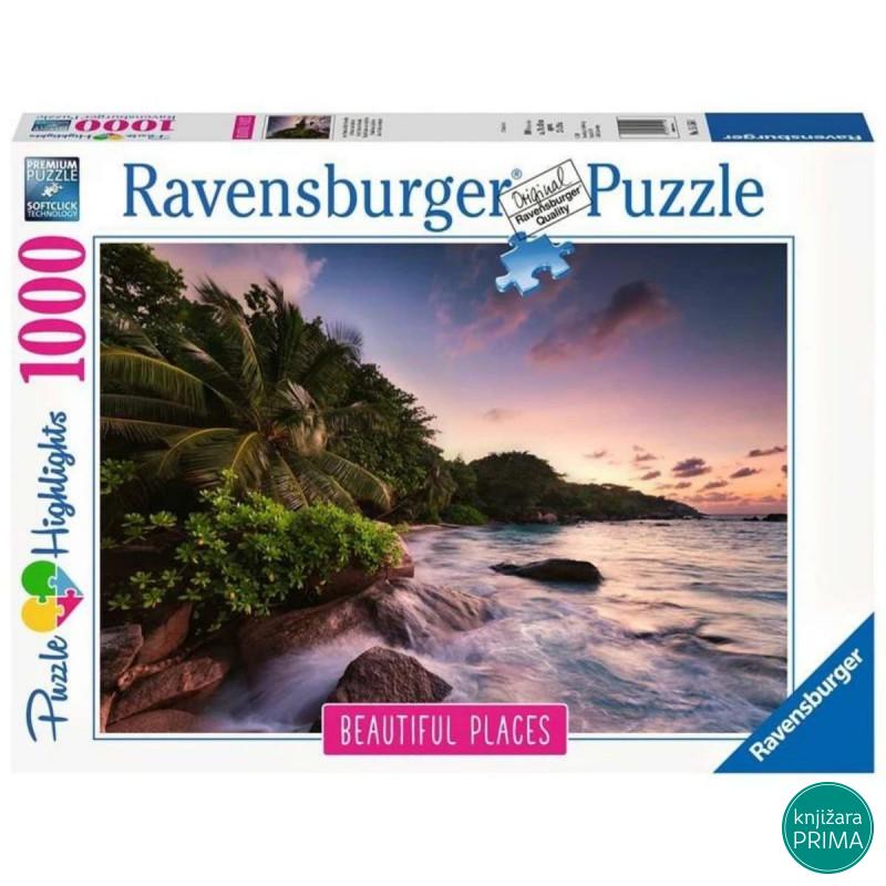 Puzzle RAVENSBURGER Sejšeli 1000 