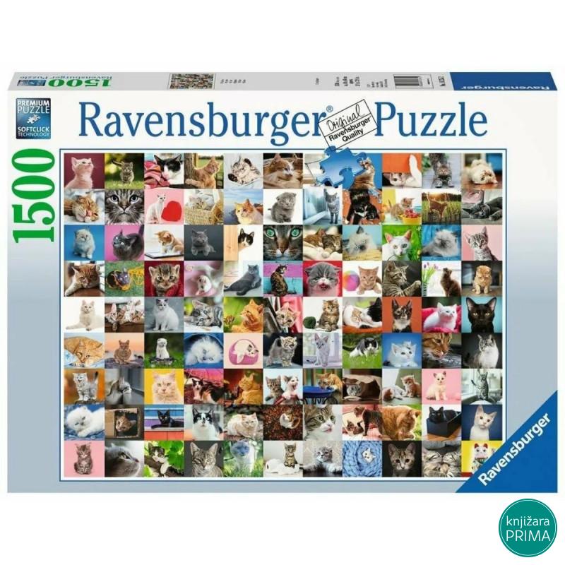 Puzzle RAVENSBURGER 99 mačaka 1500 