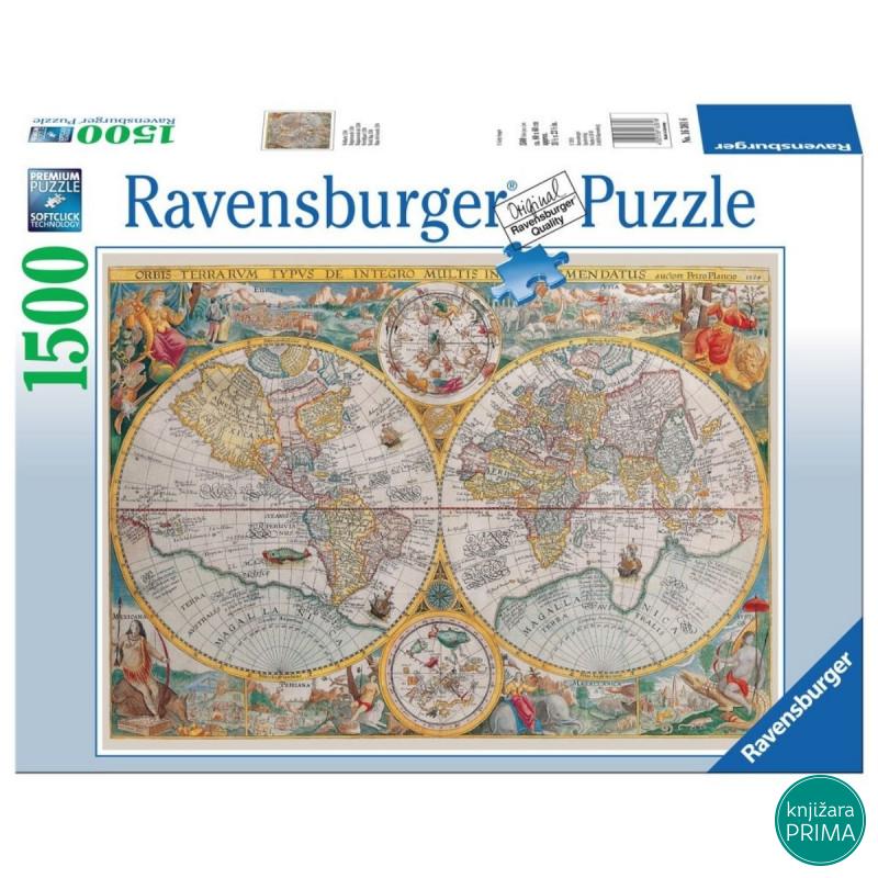 Puzzle RAVENSBURGER Istorijska mapa 1500 