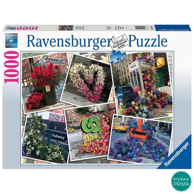 Puzzle RAVENSBURGER NYC cveće 1000 