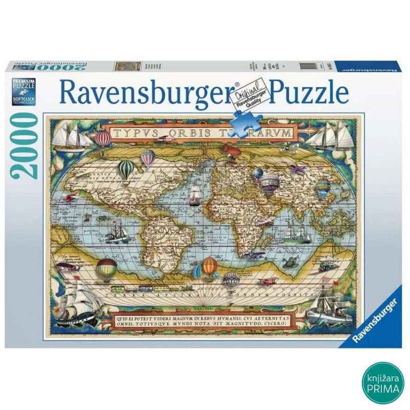 Puzzle RAVENSBURGER Put oko sveta 2000 