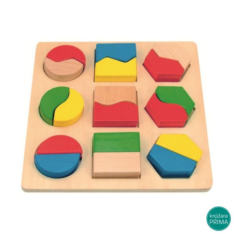 Slagalica sa oblicima WOODY 