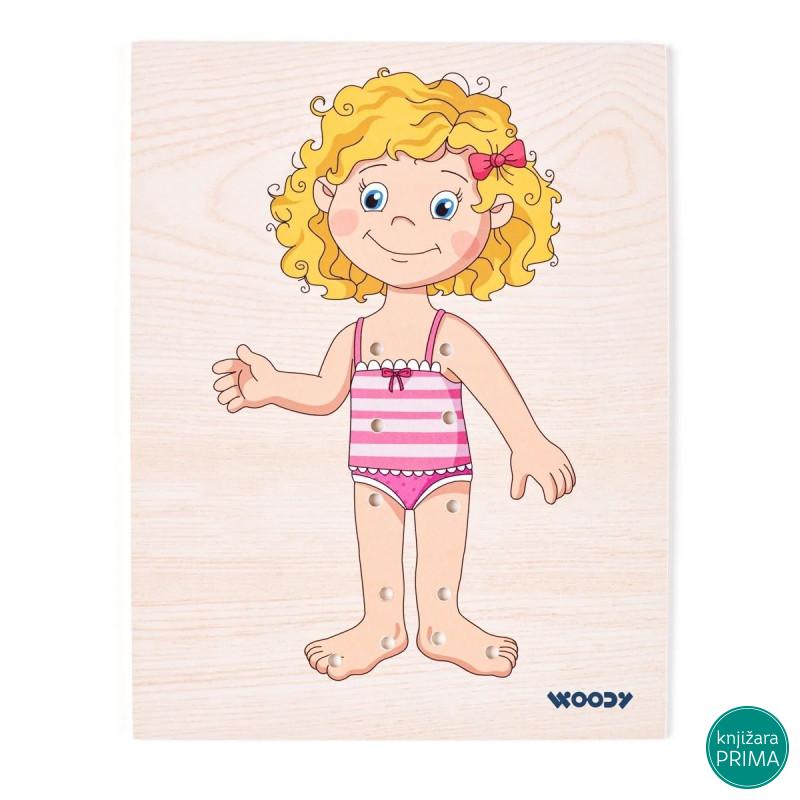 Pertlajuća devojčica WOODY 