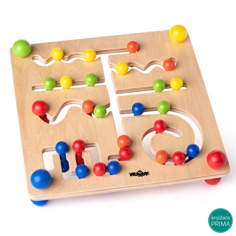 Drveni spiralni lavirint WOODY 