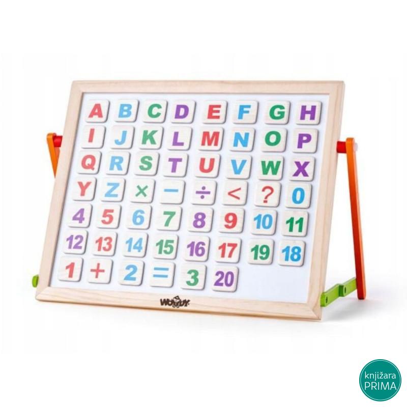 Magnetna dvostrana tabla WOODY 