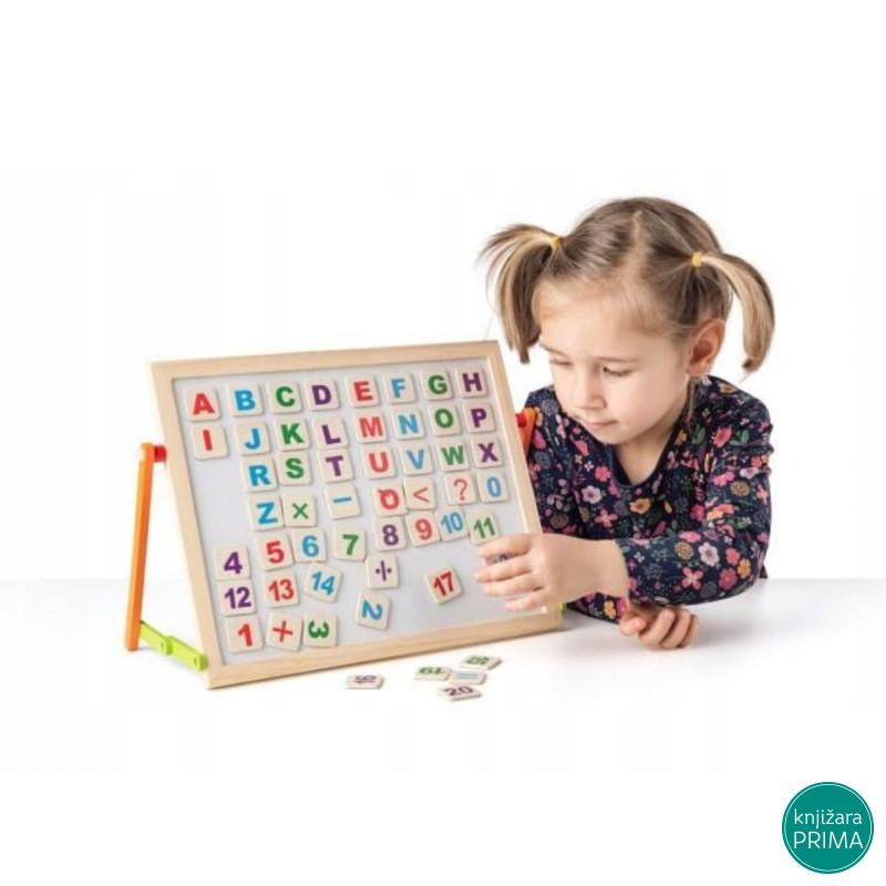 Magnetna dvostrana tabla WOODY 