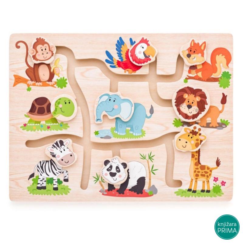 Lavirint WOODY motorička igrica 