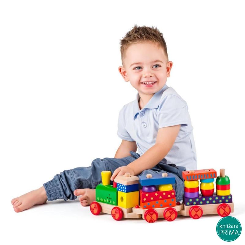 Kocke sa zvukom WOODY vozić 