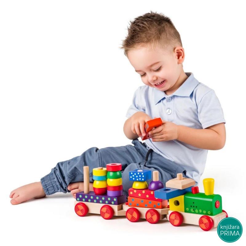 Kocke sa zvukom WOODY vozić 