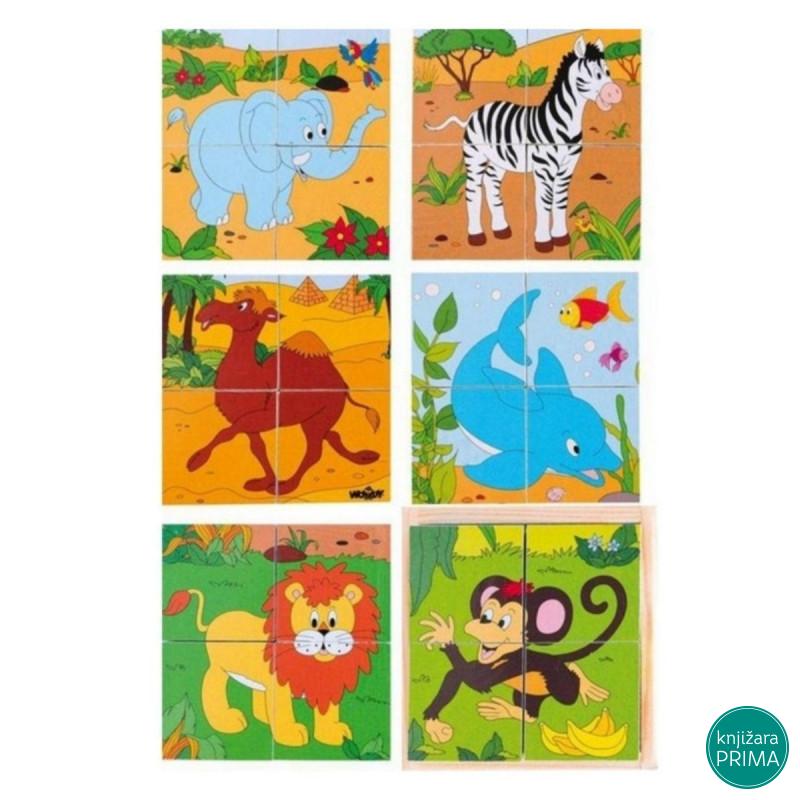 Kocke sa slikom WOODY Safari 