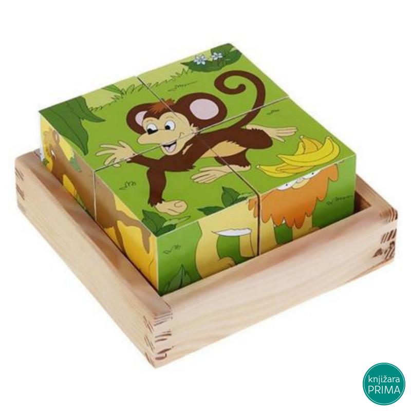 Kocke sa slikom WOODY Safari 