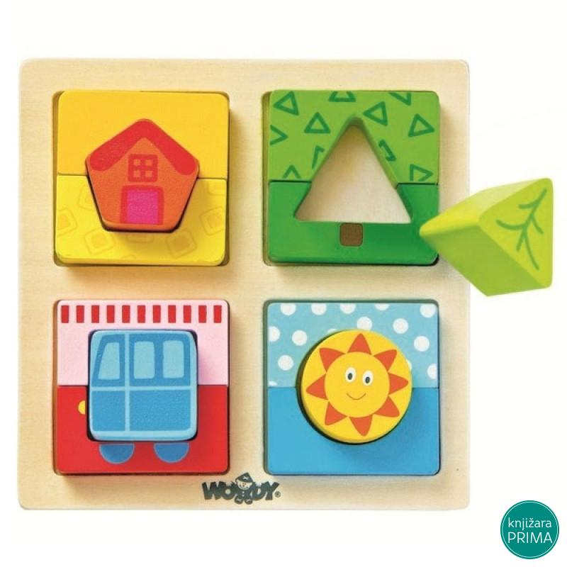 Drvena zagonetka WOODY 