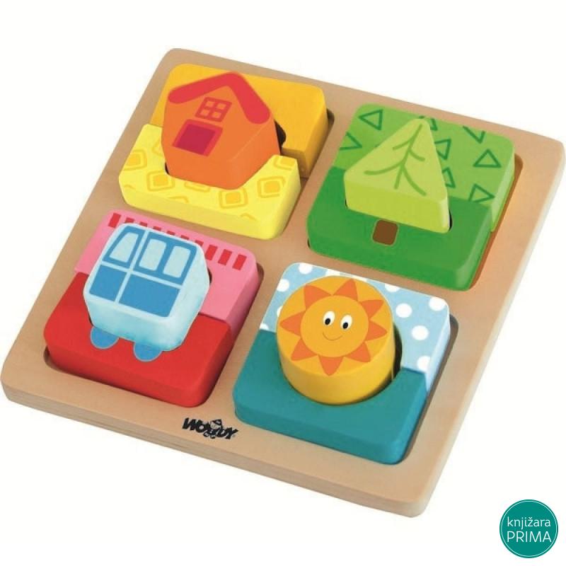 Drvena zagonetka WOODY 