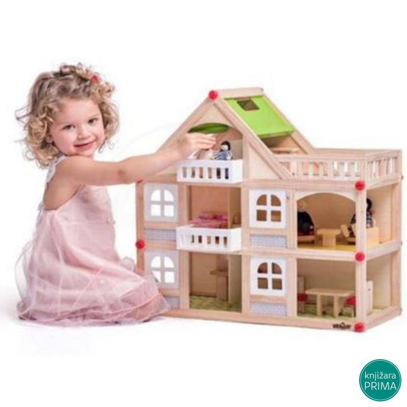 Kućica za lutke WOODY 