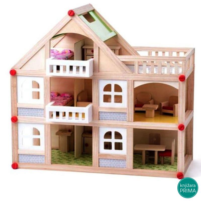 Kućica za lutke WOODY 