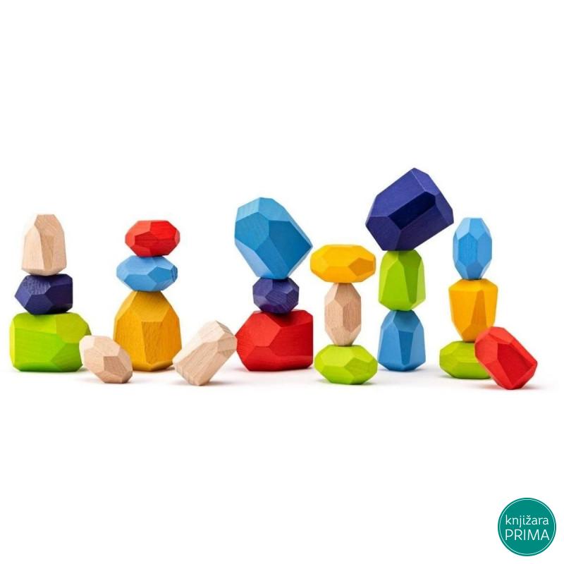 Balans igra WOODY drveno kamenje 