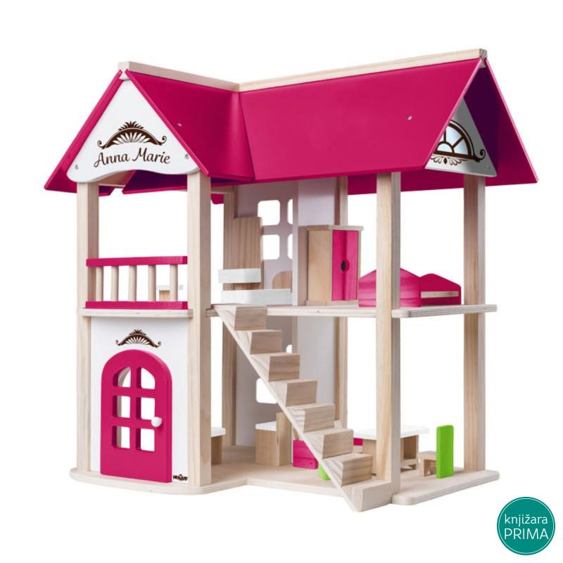 Drvena kućica WOODY sa nameštajem 