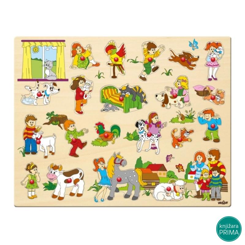 Puzzle ljubimci WOODY 