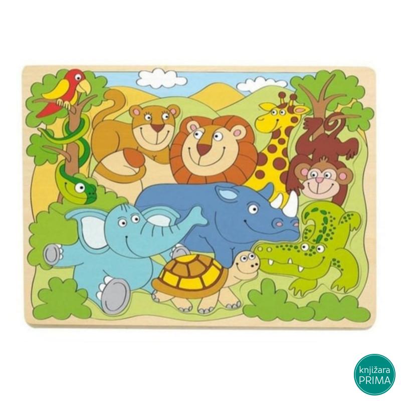 Puzzle WOODY divlje životinje 