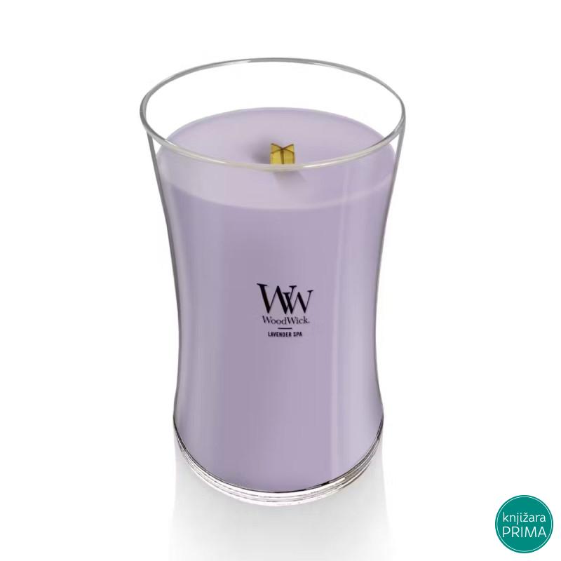 Sveća WOODWICK L Classic - Lavander Spa 
