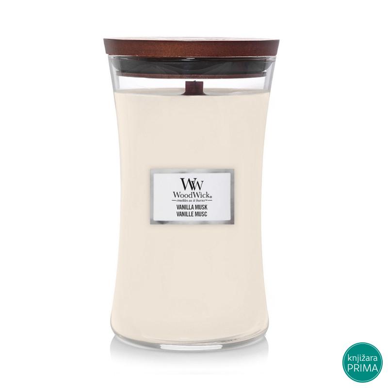 Sveća WOODWICK L Classic - Vanila Musk 