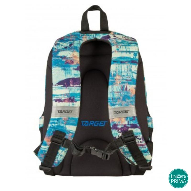 Školski ranac TARGET 3 zip Duel - Rust Blue 