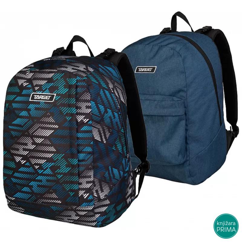 Školski ranac TARGET Twin - Geometric blue 