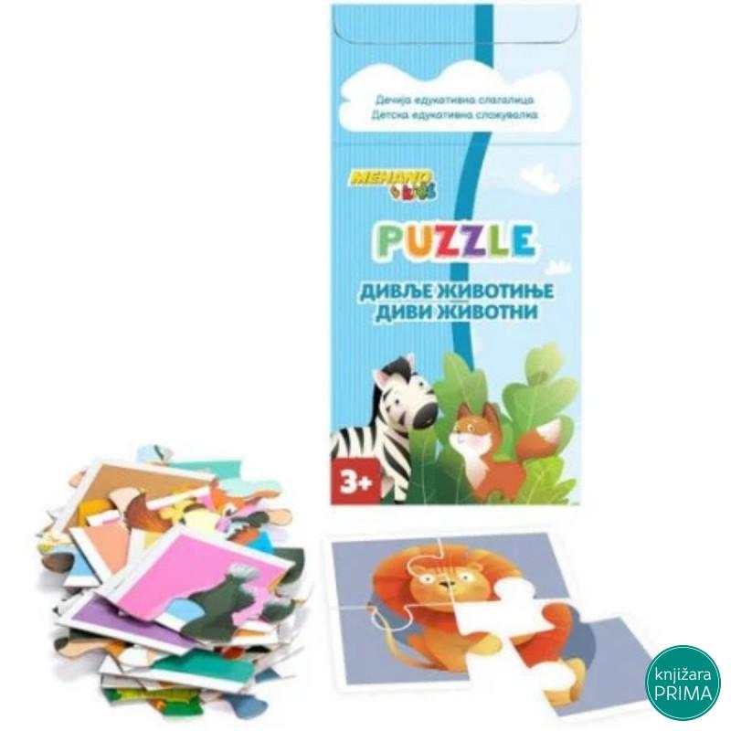 Slagalica MEHANO mini divlje životinje 