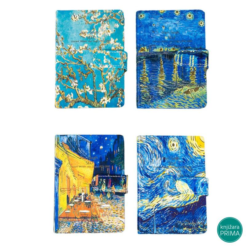Rokovnik sa kopčom Vincent Van Gogh 