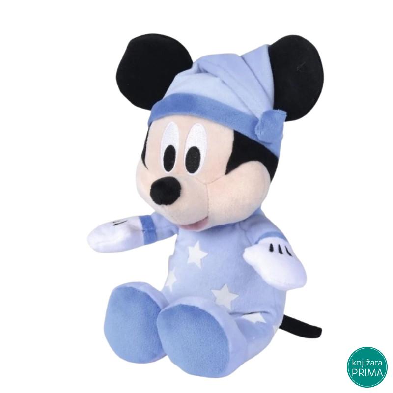 Plišana igračka DISNEY Mickey Mouse laku noć glow in the dark 