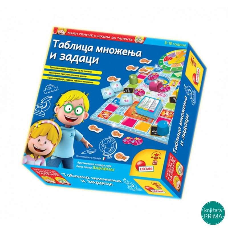 Tablica množenja i zadaci LISCIANI društvena igra 