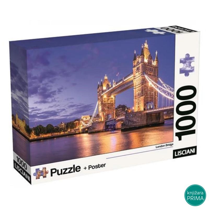 Puzzle LISCIANI 1000 London + Poster 