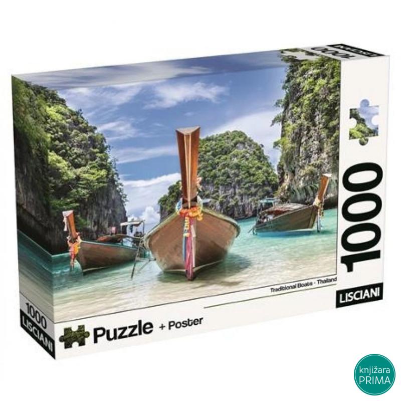 Puzzle LISCIANI 1000 Tajland + Poster 