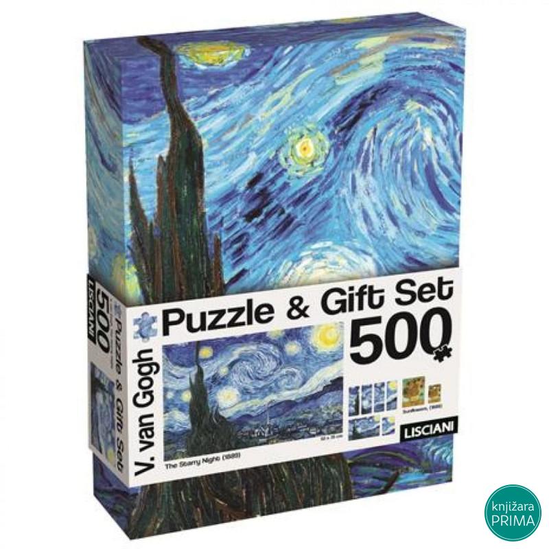 Puzzle LISCIANI 500 Van Gog + Gift set 