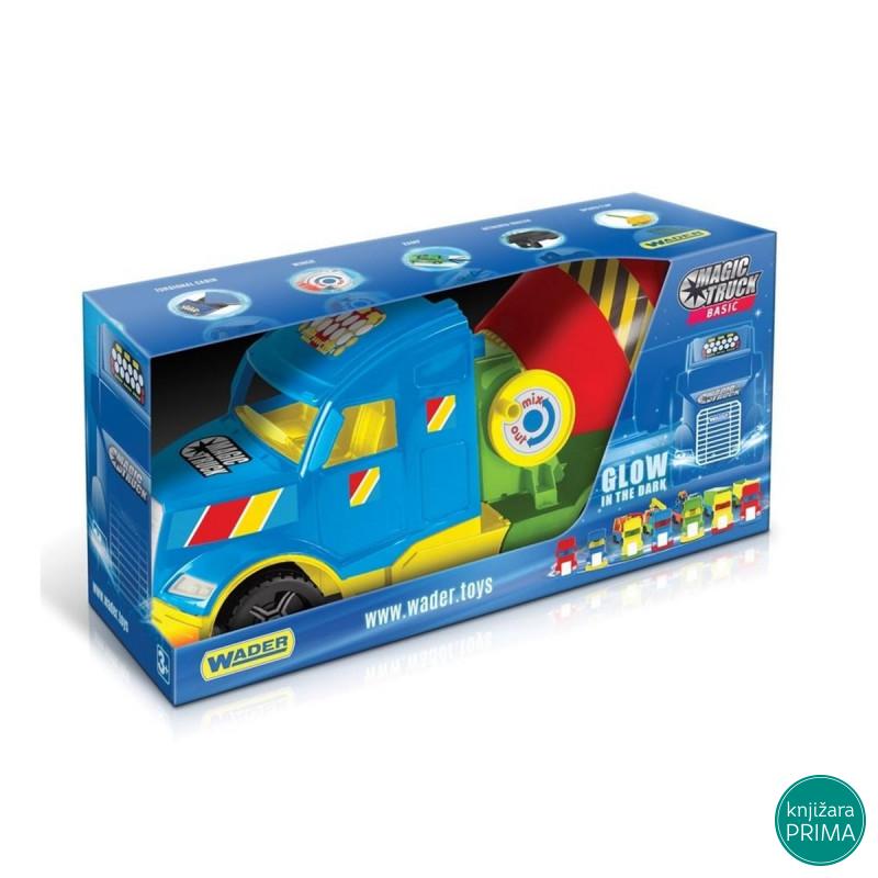 Kamion WADER betonjerka mešalica svetli u mraku 