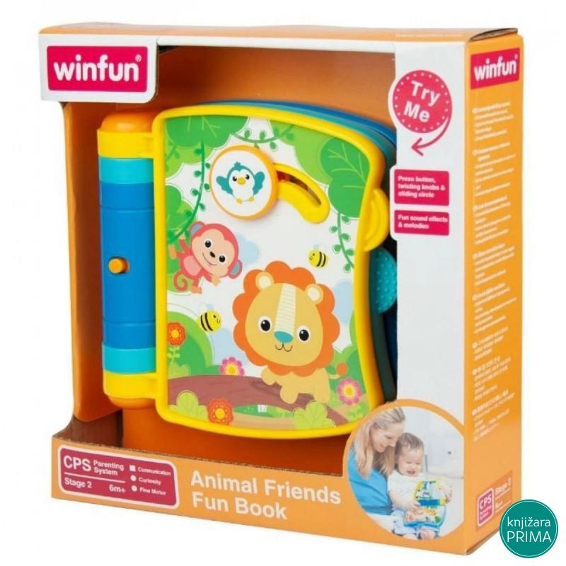 Baby edukativna knjiga životinje WINFUN 