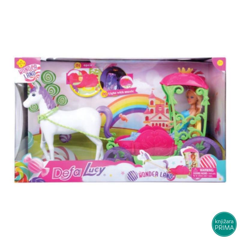 Lutka DEFA sa kočijom koja svetli u mraku 