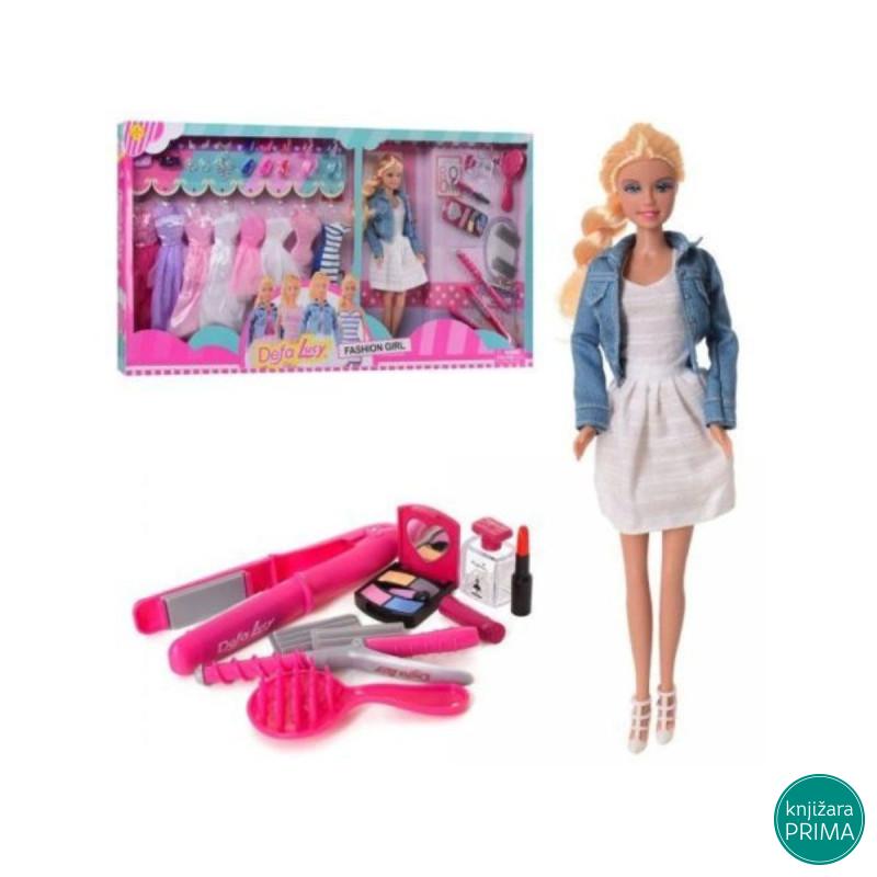 Lutka DEFA set sa odećom i šminkom 