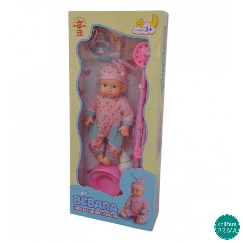 Bebana - lutka sa kolicima i dodacima 