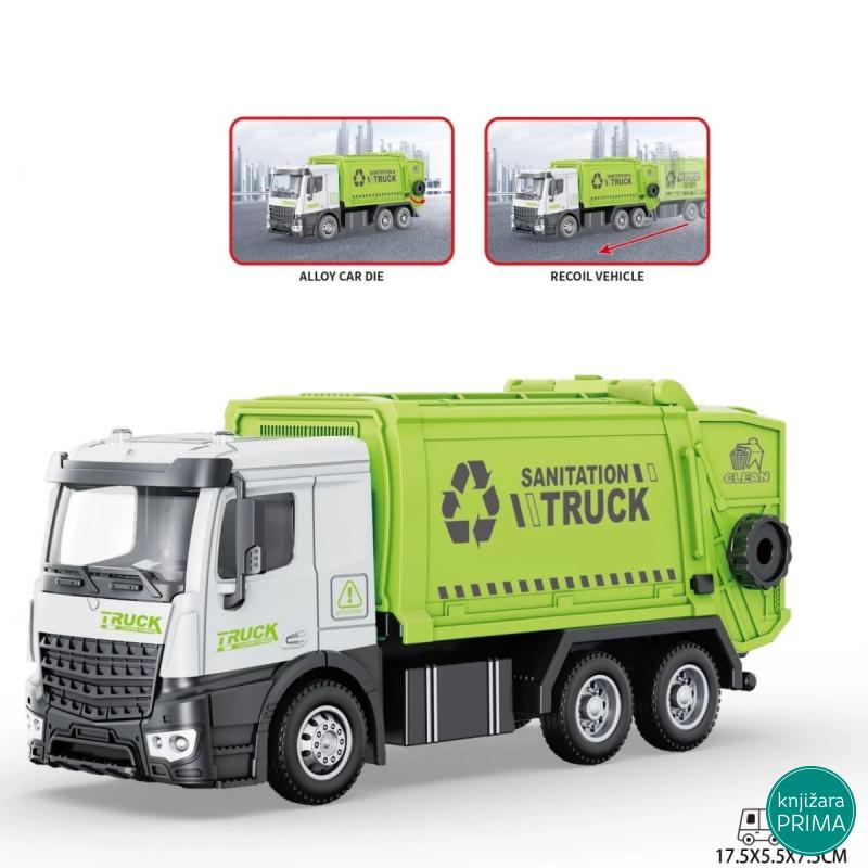 Metalni kamion 1:32 đubretarac 