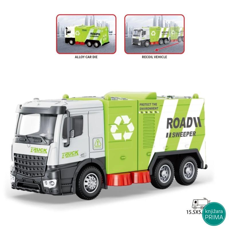 Metalni kamion 1:32 đubretarac recikler 
