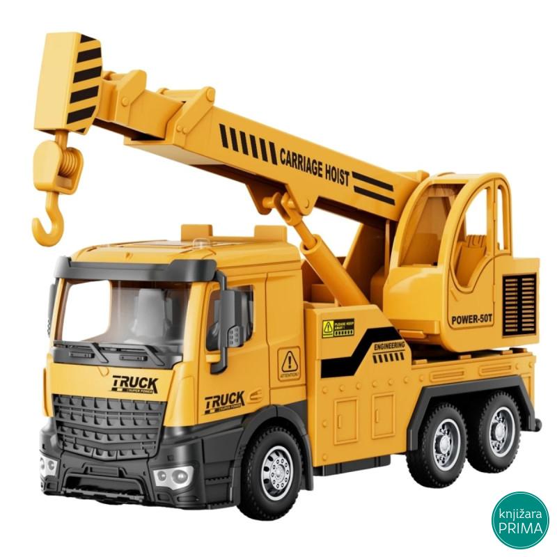 Metalni kamion 1:32 građevinska dizalica 
