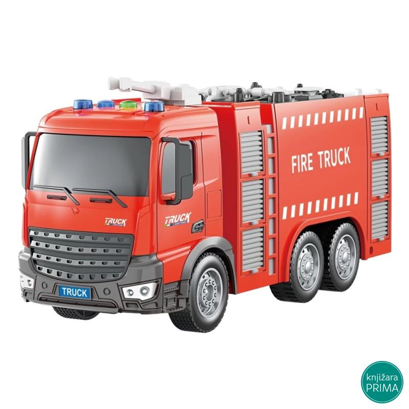 Kamion 1:18 vatrogasac sa šmrkom sa zvukom i svetlom 