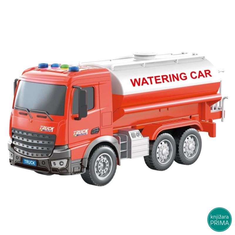 Kamion 1:18 cisterna za vodu sa zvukom i svetlom 