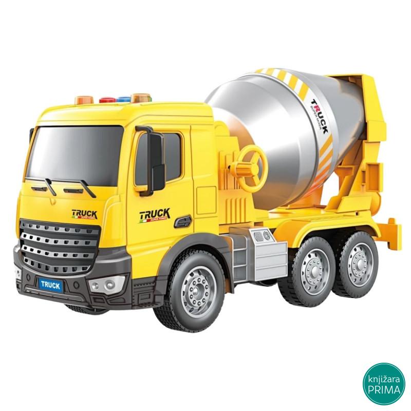 Kamion 1:18 građevinska mešalica sa zvukom i svetlom 