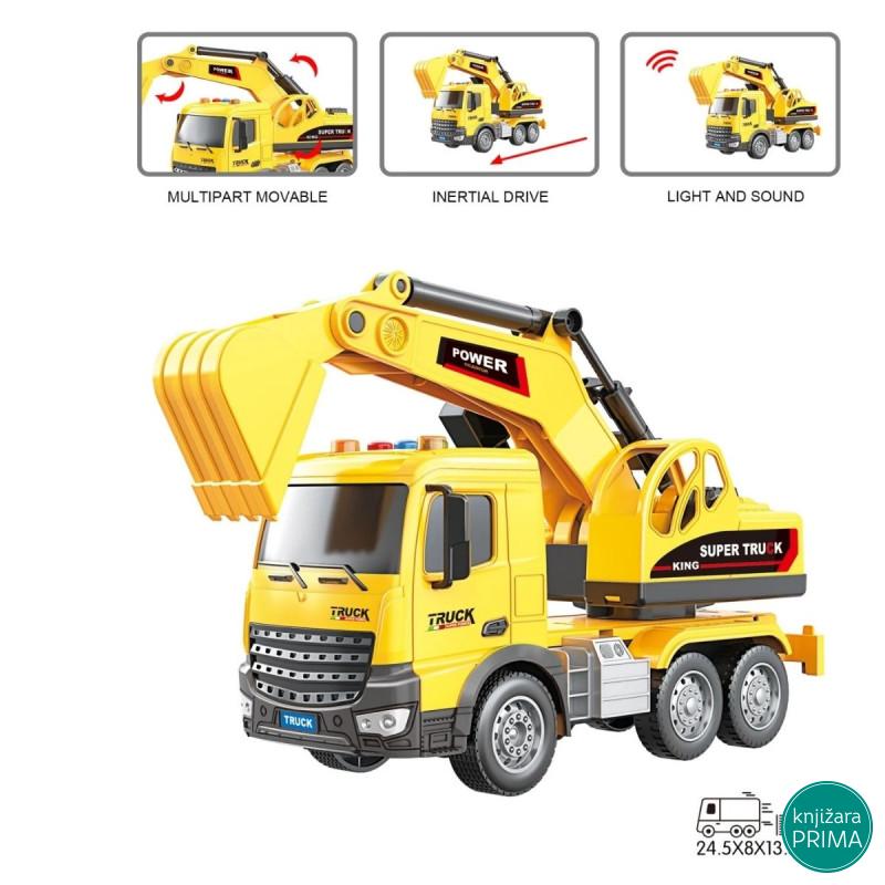 Kamion 1:18 sa kašikom sa zvukom i svetlom 