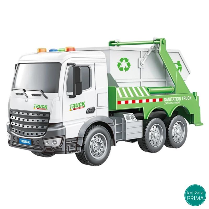 Kamion 1:18 đubretarac sa zvukom i svetlom 