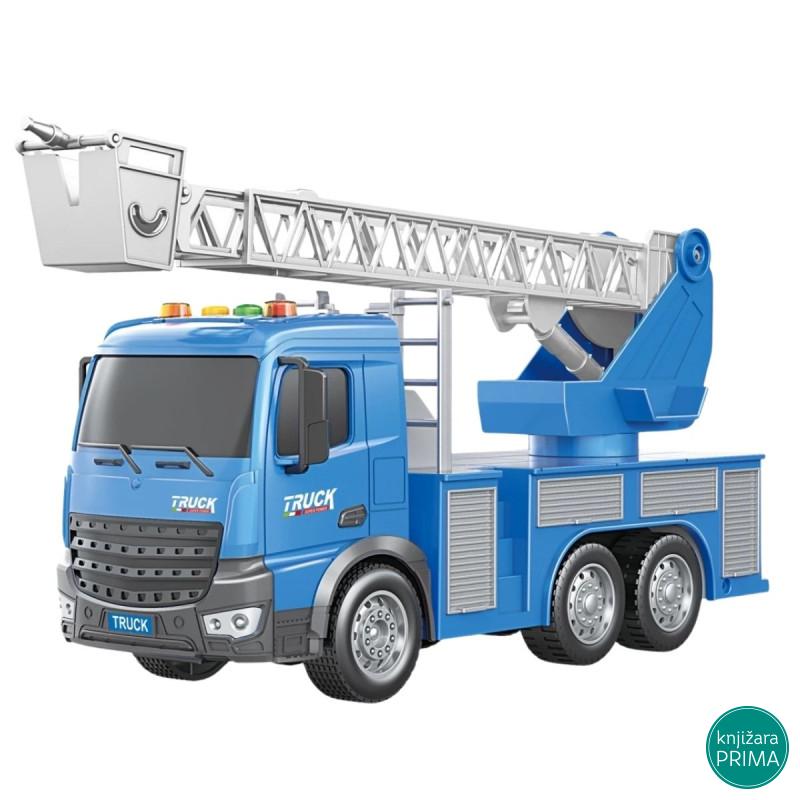 Kamion 1:18 dizalica sa platformom sa zvukom i svetlom 