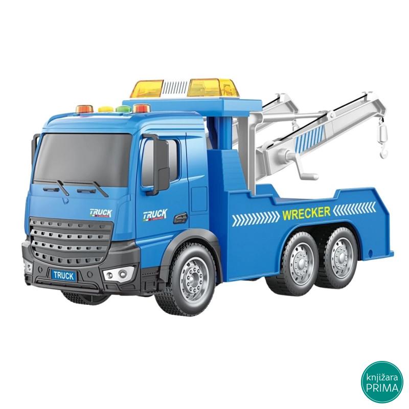 Kamion 1:18 step dizalica sa zvukom i svetlom 