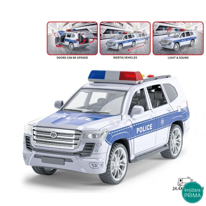 Džip 1:16 policijski sa zvukom i svetlom 